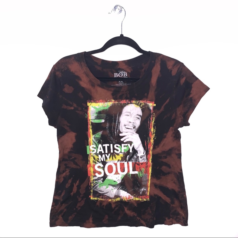 Bob Marley | Women’s Custom Bleached Graphic Tee